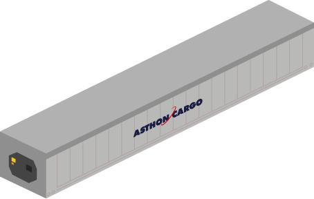 40′ High Cube Reefer Container Aluminium