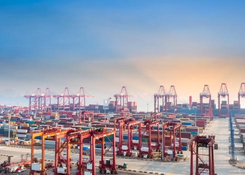 Los grandes puertos mundiales superaron los 591 millones de TEUs en 2024